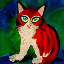 generated: a super math wizard cat, richly textured oil painting #0